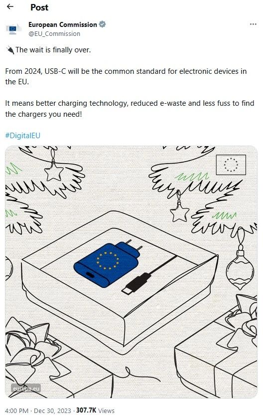 EU to Adopt Unified USB-C Standard for Electronic Devices in2024.jpg